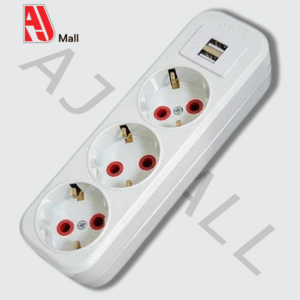 Prise Multiprise 3 Pôles + 2 Ports USB – AYKA