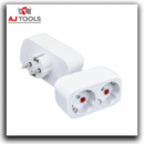 adaptateur mural avec 2 prises terre – ayka