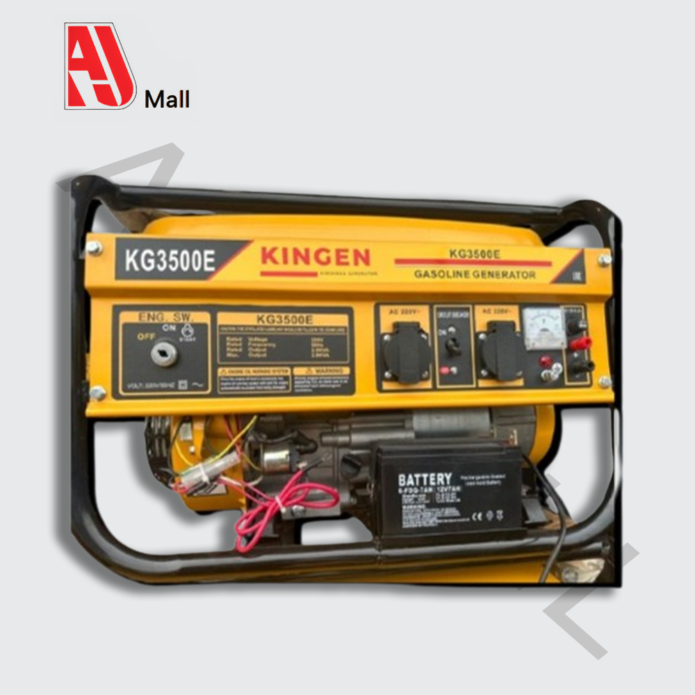 Groupe électrogène essence KINGEN KG3500E – 2,5 kVA / 2,8 kVA – 220 V – 50 Hz