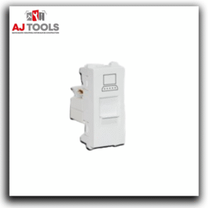 prise rj45 informatique – modulaire – blanc – sanshe – modèle 1121