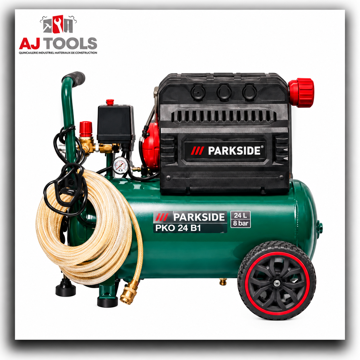 compresseur silencieux parkside 25l
