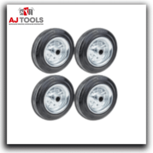 roues normales noires (5" / 6" / 8" / 10")