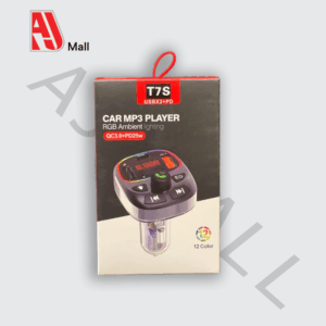 Lecteur MP3 Voiture T7S – Éclairage RGB & Double USB