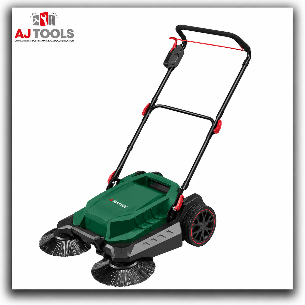 produit : balayeuse manuelle 4 roues – parkside