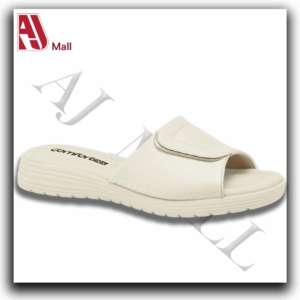 Mule confort Comfortflex – Crème, réglable et légère(Beige crème)