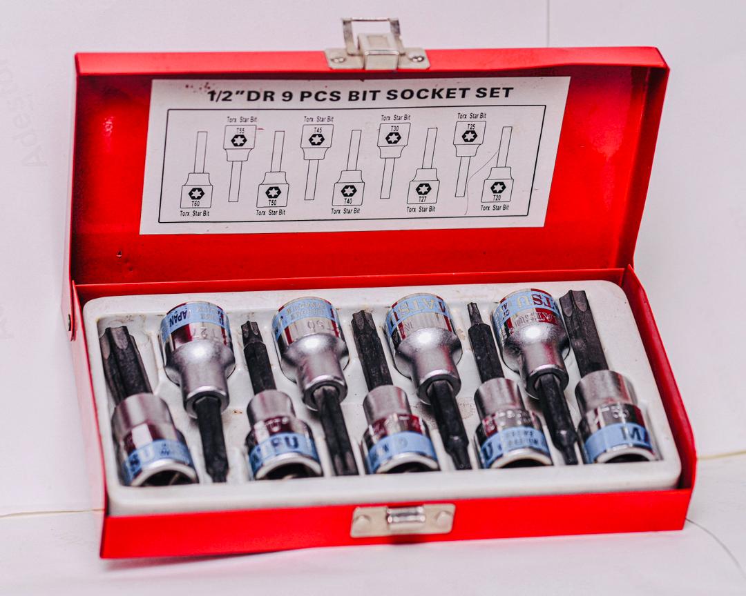 Jeu de 9 douilles hexagonales 1/2″ – Image 2