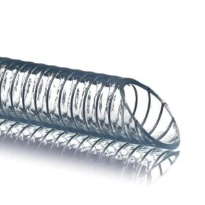 Tuyau Spiralé Transparent Renforcé – 4 pouces (Ø 100 mm)