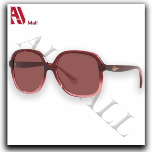 Lunettes de soleil RALPH Lauren – Rouge translucide