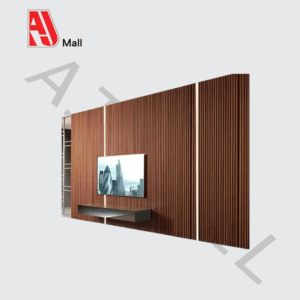 PANNEAU MURAL 150MM*3M*(5PCS)-BEIGE-LIGHT BEIGE-BROWN)