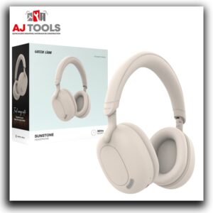 casque bluetooth green lion sunstone – blanc crème – 20h d’autonomie