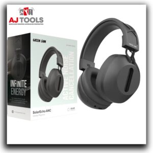 casque sans fil green lion – solarecho anc avec recharge solaire