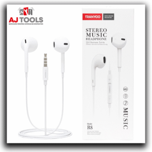 Écouteurs filaire tranyoo r8 – stéréo music headphone