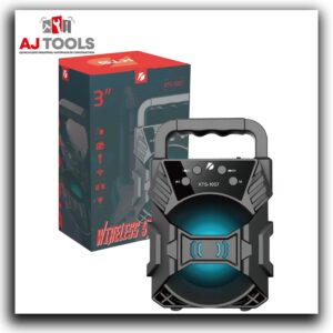 kts 1057 – enceinte portable sans fil 3” avec lumière led & son puissan