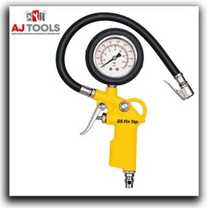 gonfleur de pneu manuel avec manomètre – modèle standard