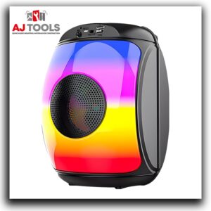 zqs 1438 – enceinte bluetooth portable avec Éclairage rgb