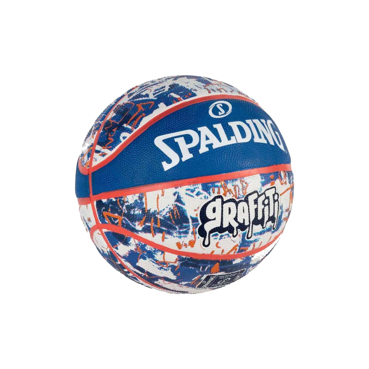 Ballon de basketball Spalding – Série Graffiti Bleu/Rouge/Blanc – Taille 7 – Image 2