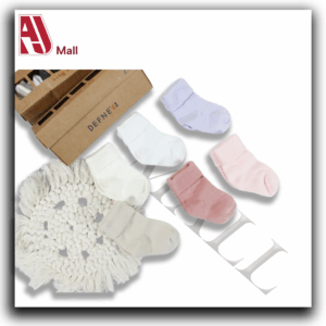 Lot de 6 Paires de Chaussettes Bébé Fille 