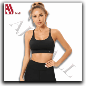 Brassière de sport femme – Soutien-gorge fitness – Noir CROSSFIT