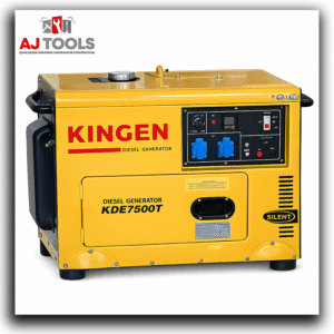 groupe électrogène diesel silencieux kingen kde7500t – 6 kva / 7 kva – 220 v – 50 hz – 12 hp