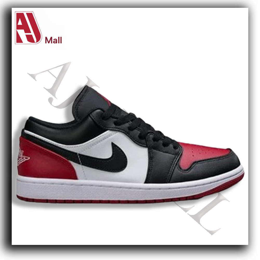 Nike Air Jordan 1 Low – Black / Gym Red / White