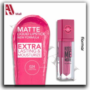 Rouge à Lèvres Liquide Mat – Flormar Kiss Me More Lip Tattoo – 024 Crazy Pink