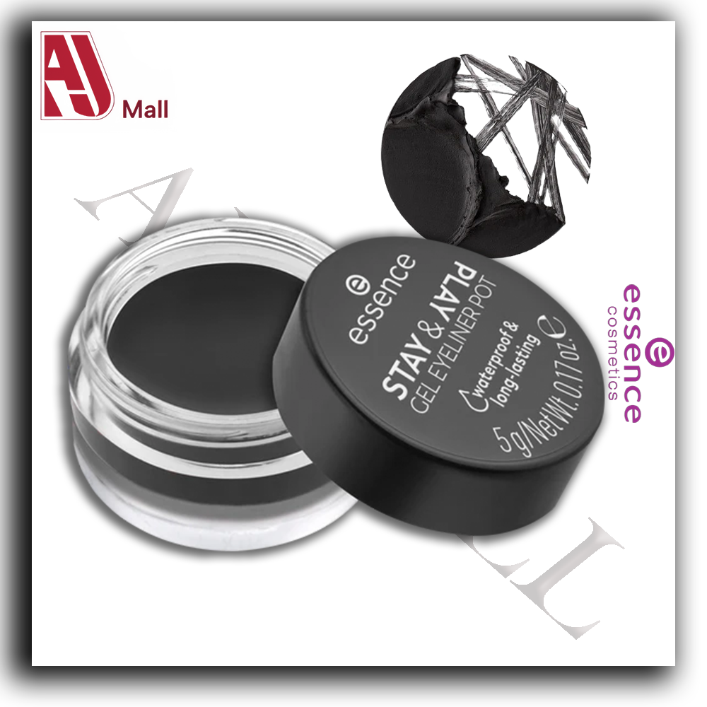 Essence – Stay & Vivid Gel Eyeliner Pot (Waterproof & Longue Tenue)