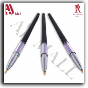 Pinceaux Nail Art Fins Ruby Beauty – Set de Précision Professionnel