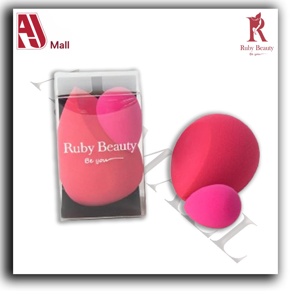 Éponge de Maquillage à Bord Plat – Ruby Beauty
