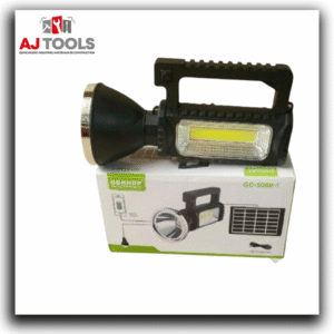 lampe torche led rechargeable solaire multifonction
