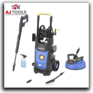 michelin electric high pressure washer with hose reel & surface cleaner kit