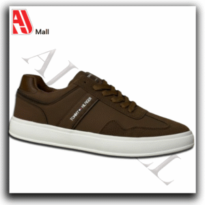 men’s casual low top sneakers – white & light grey