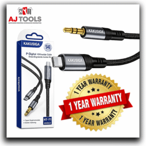 câble audio auxiliaire huarui ksc 894 (3,5 mm type c) noir