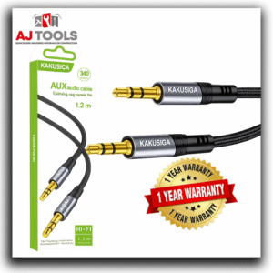 câble audio huarui ayx ksc 894 (3,5 mm) noir
