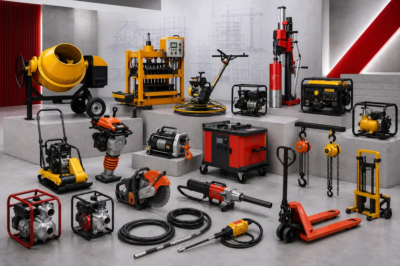 2 autres machines et Équipements de construction