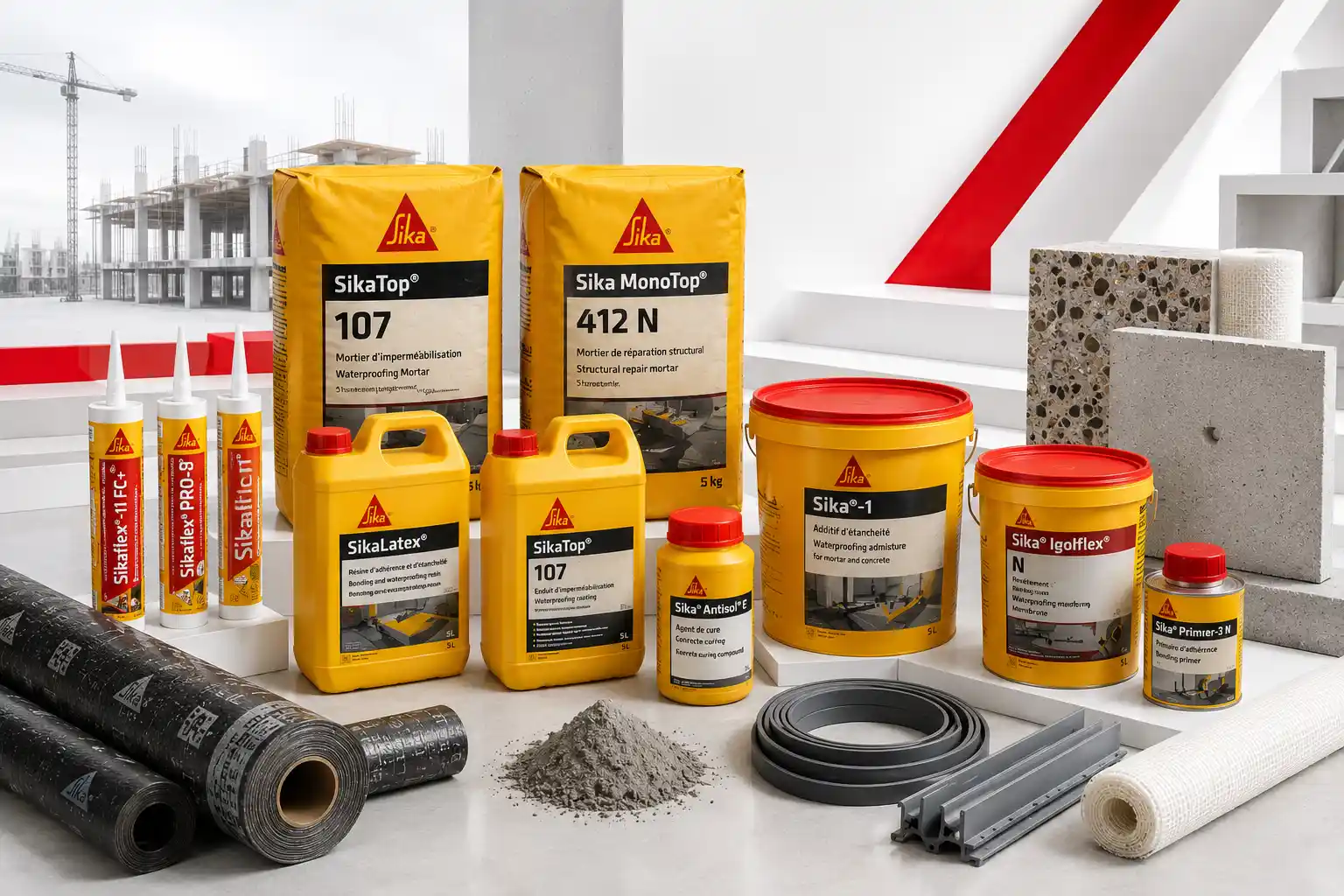 2 autres produits chimiques de construction