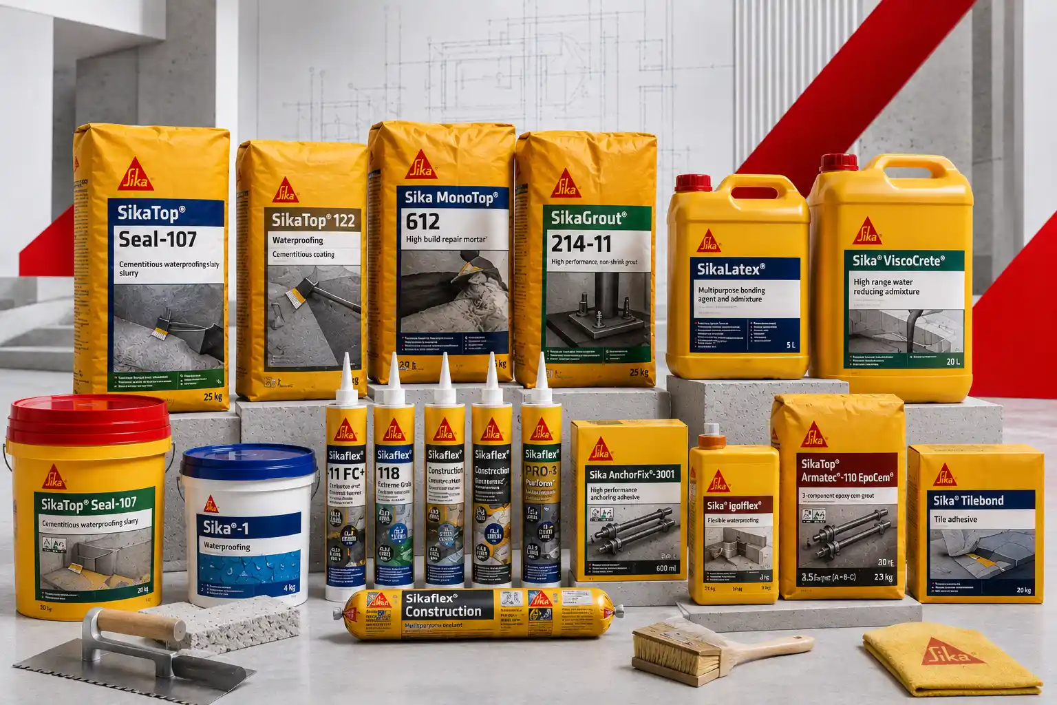 6 produits sika